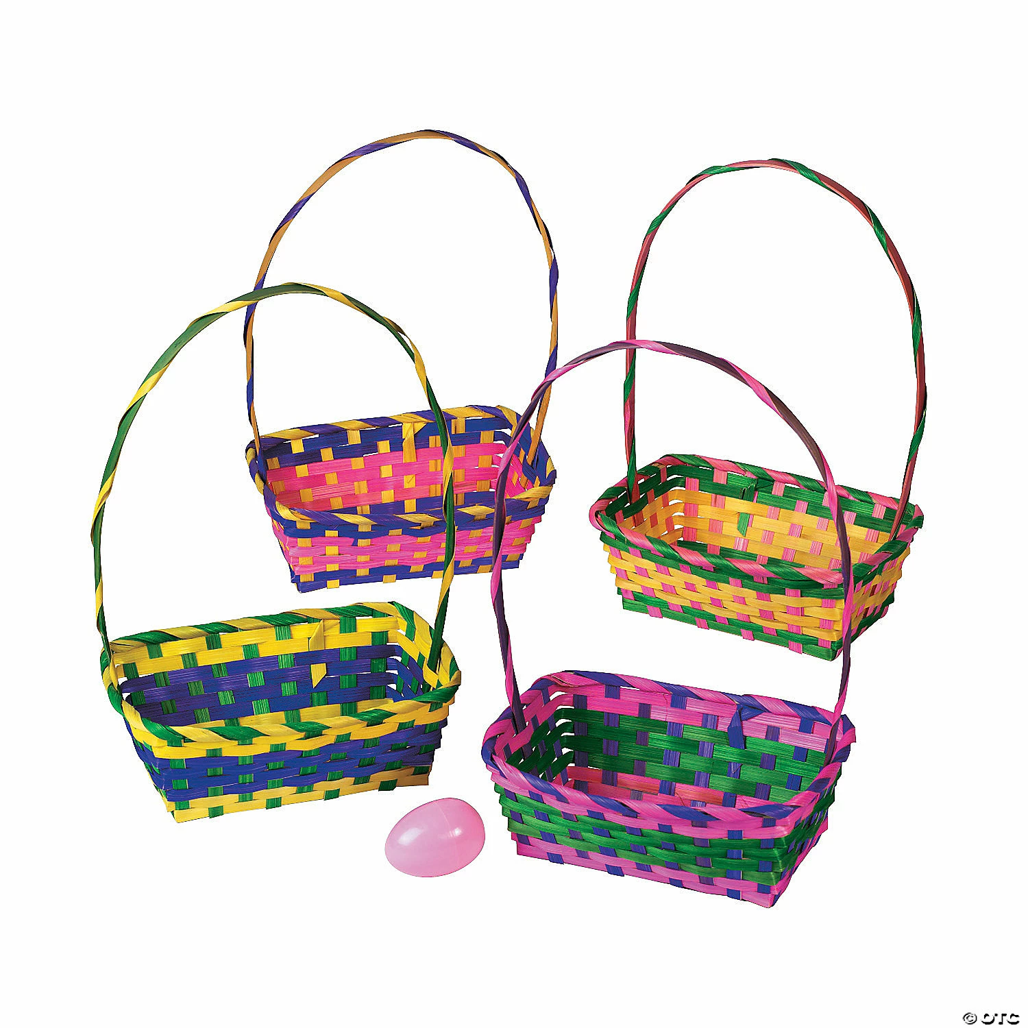 Cheapest ⌛ Multicolor Rectangular Easter Bamboo Baskets - 12 Pc. 😉 1 Cheapest ⌛ Multicolor Rectangular Easter Bamboo Baskets - 12 Pc. 😉