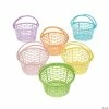 Deals 👏 Pastel Round Easter Baskets - 12 Pc. 🎉