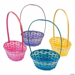 Top 10 🤩 Small Ombre Bamboo Baskets - 12 Pc. ❤️
