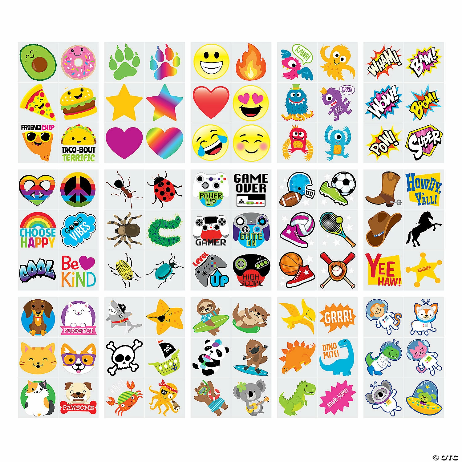Cheap 😉 Temporary Tattoo Assortment - 720 Pc. ⭐ 1 Cheap 😉 Temporary Tattoo Assortment - 720 Pc. ⭐